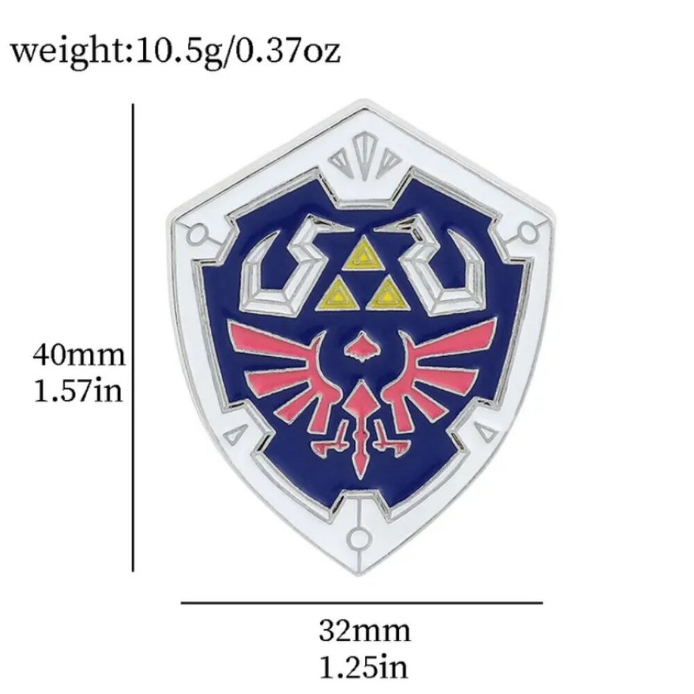 Hylian Shield Brooch (93)